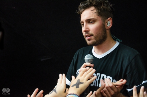 Josh Franceschi of You Me At Six at the Red 7 in Austin by CeeCee Hood